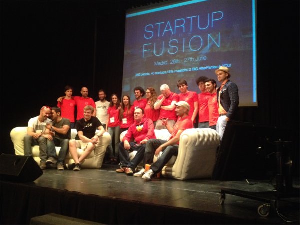 Organizatorzy Startup the Fusion i Peter Vesterbacka