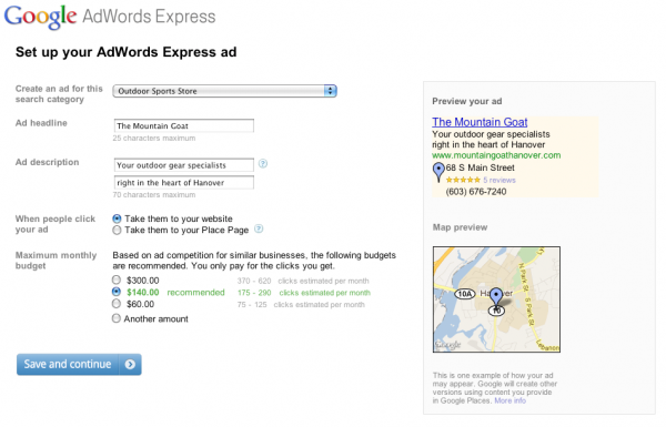 Adwords Express