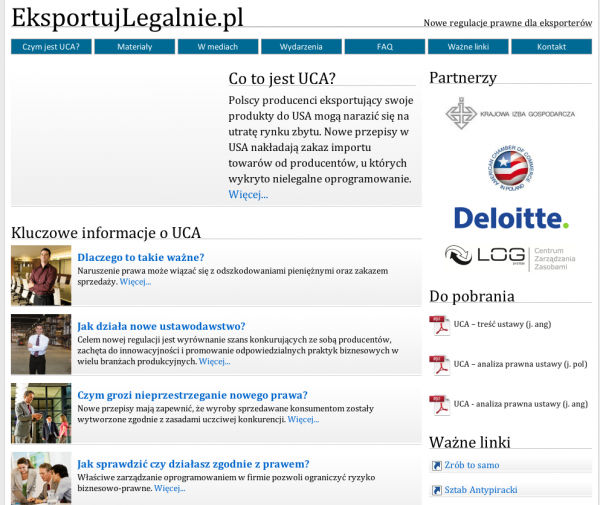 Serwis dla eksporterów - EksportujLegalnie.pl