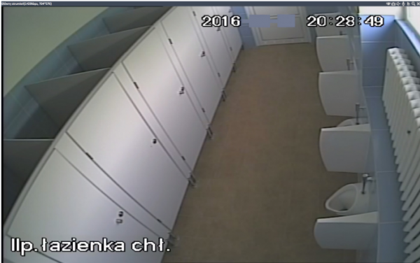 Toaleta - monitoring CCTV - puławy