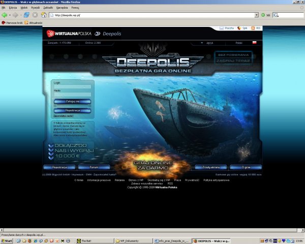 Deepolis - gra przeglądarkowa od WP