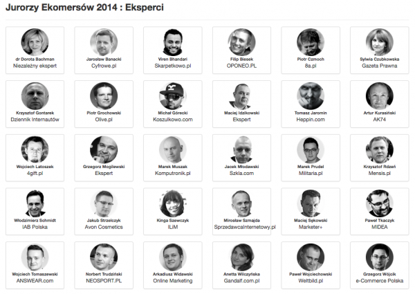 Jurorzy Ekomersów 2014: Eksperci