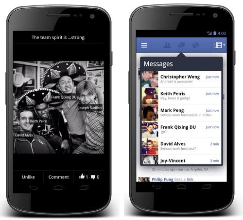 Nowa aplikacja Facebooka dla Androida