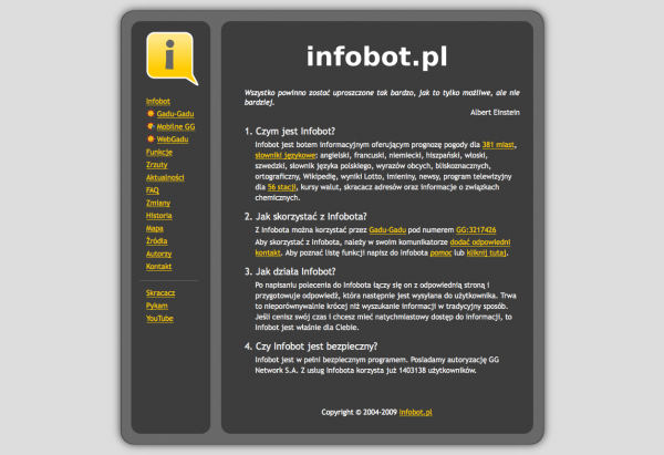 Infobot.pl - strona główna