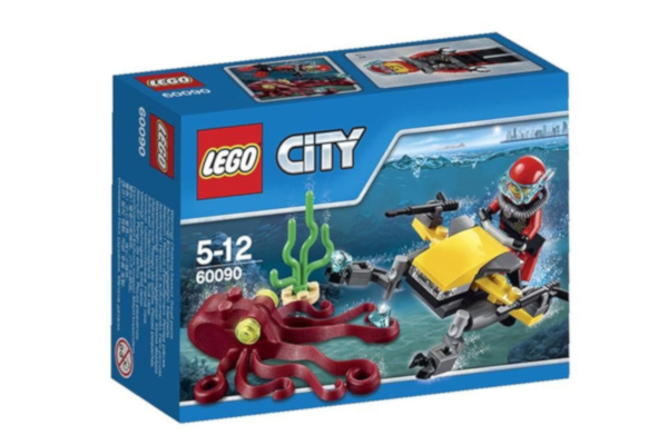 Prezent do 50 zł dla chłopca klasa 0-3. Lego City łazik podwodny