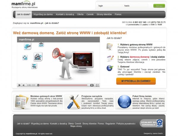 mamfirme.pl - zrzut ekranu