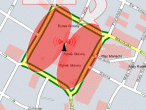 Mapa zasięgu Strefy Darmowego Internetu WP w Krakowie