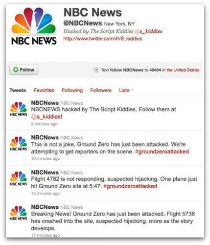 Fałszywe informacje o zamachu z konta NBC na Twitterze