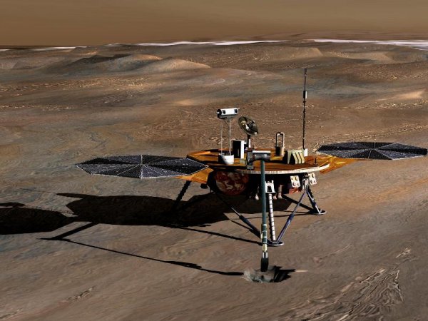 Phoenix Mars Lander - wizualizacja
