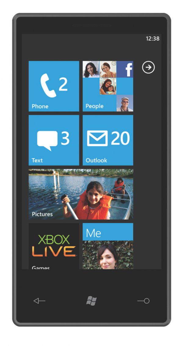 Ekran startowy w Windows Phone 7 Series