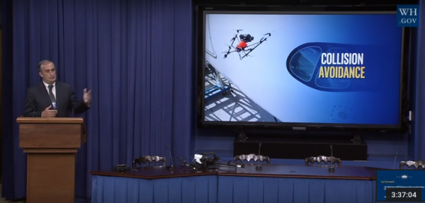 Brian Krzanich w Białym Domu o dronach