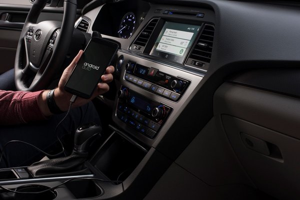 Android Auto w samochodzie Sonata marki Hyundai