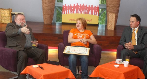 Spotkanie z prof. Bralczykiem w 2007 r.