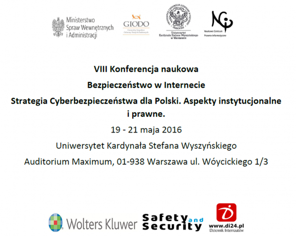 VIII Konferencja Naukowa Bezpieczeństwo w Internecie