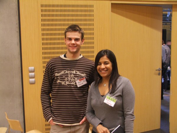 od prawej: Reshma Sohoni, Dyrektor Generalny Seedcamp i Daniel Kotowski, redaktor DI