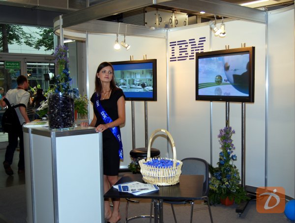 stoisko IBM na Spotkaniu Grupy Allegro 2008