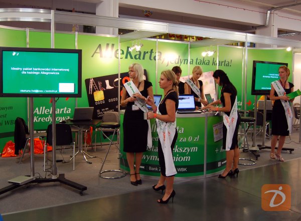 Allekarta oblegana była przez hostessy na Spotkaniu Grupy Allegro 2008