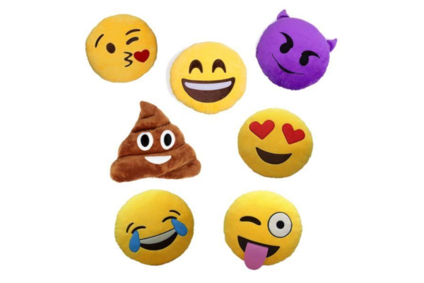 Dekoracyjne poduszki-emoji