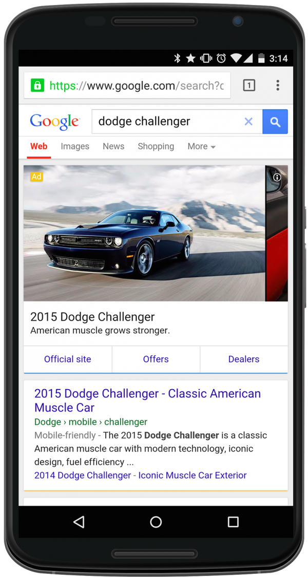 Reklama auta w Google