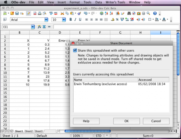 OpenOffice.org 3 beta - wsp&oacute;łdzielenie plik&oacute;w (źr&oacute;dło: OpenOffice:org)
