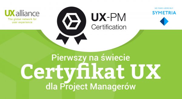certyfikat UX-PM