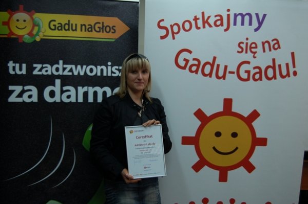 Adrianna Lebuda - milionowa użytkowniczka Mobilnego Gadu-Gadu