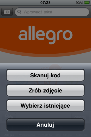 Aplikacja Allegro pozwoli wyszukać przedmiot po zdjęciu