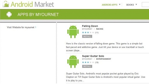 Malware w Android Markecie