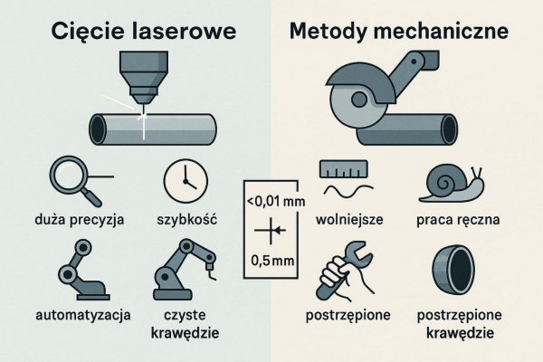 cięcie laserowe vs metody mechaniczne