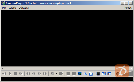 interfejs programu CinemaPlayer