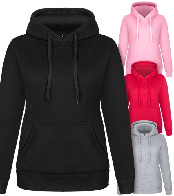 damskie bluzy z kapturem
