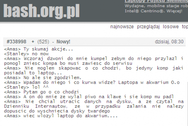 humor z DI w tle na bash.org.pl :)