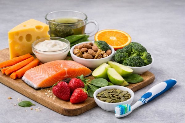 Jak dieta wpływa na zdrowie zęb&oacute;w? Produkty, kt&oacute;re wzmacniają uśmiech i te, kt&oacute;rych unikać