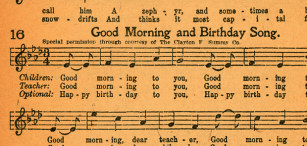 Happy Birthday - wydanie z 1922