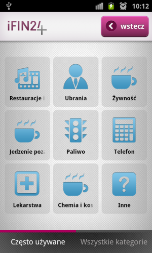 Aplikacja iFIN24 na Androida