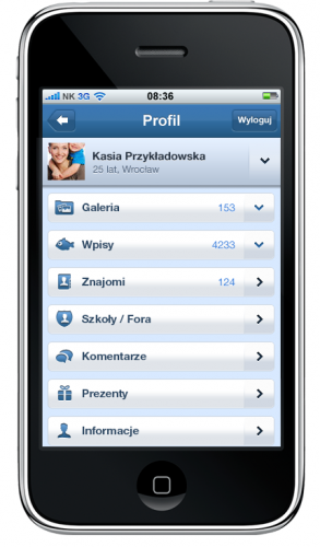 nk.pl w wersji na iPhone