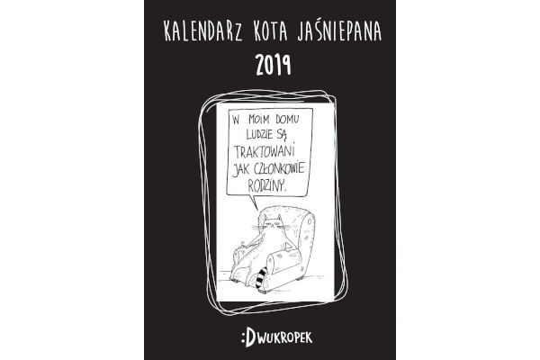 Prezent - kalendarz książkowy 2019. Kot jaśniepan