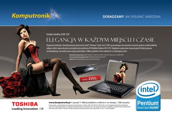 kampania promocyjna Toshiby w Komputronik S.A.