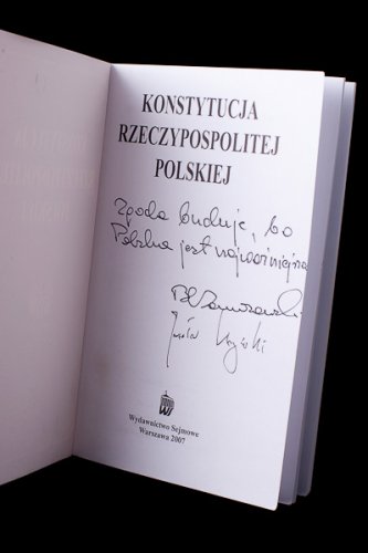 Konstytucja RP z podpisami