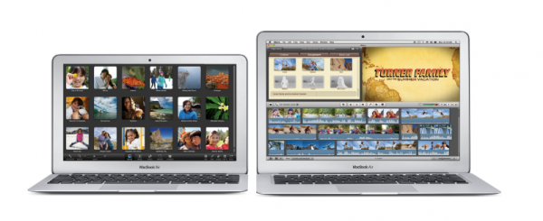 Najnowsze (11,6 cala i 13,3 cala) MacBooki Air z pełnowymiarową klawiaturą
