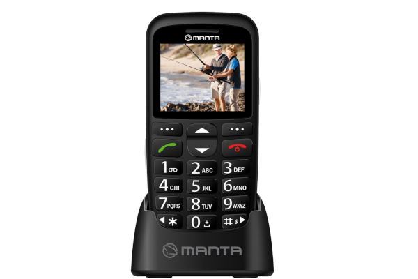 Telefon dla seniora. Manta TEL2202