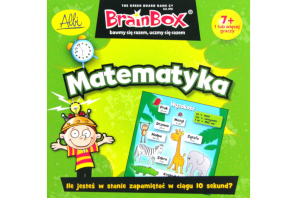 Prezent dla ośmiolatki. Gra BrainBox Matematyka
