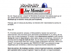Joe Monster - informacja o włamaniu