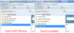 IE 8 - Ułatwienia dla touchpad