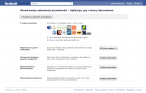 Okno ustawień prywatności na Facebooku