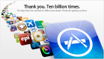 Apple dziękuje swoim użytkownikom za 10 mld pobrań