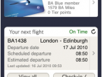 Aplikacja British Airways na iPhone'a