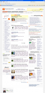 Dziennik Internautów w przeglądarce Internet Explorer 8 Beta 1