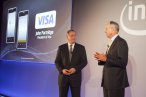Przedstawiciel Intela i firmy Visa podczas MWC2012