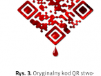 Kod QR stworzony na potrzeby kampanii reklamowej serialu True Blood 